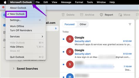 How to use back the old Mail from the new version of .